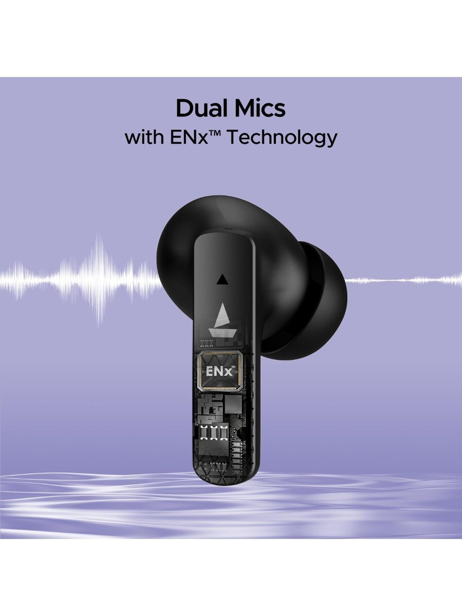 Boat Airdopes 91 Bluetooth Earbuds with Dual Mics,45 hrs Playtime (Active Black, True Wireless)