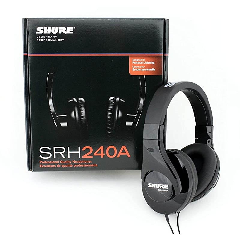 Mobile Recording Kit with SRH240A Headphones and MV5 Microphone including Lightning and USB Cables