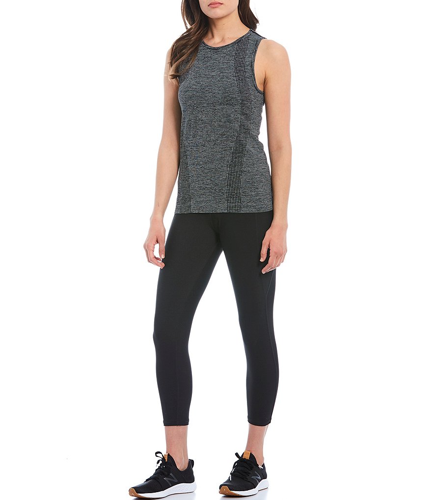 Kinesis Mid Rise Moisture Wicking Side Pocket Crop Leggings
