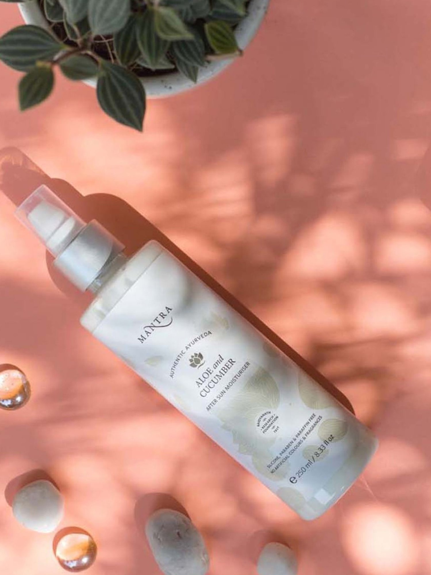 Mantra Herbal Aloe and Cucumber After Sun Moisturiser - 250 ml