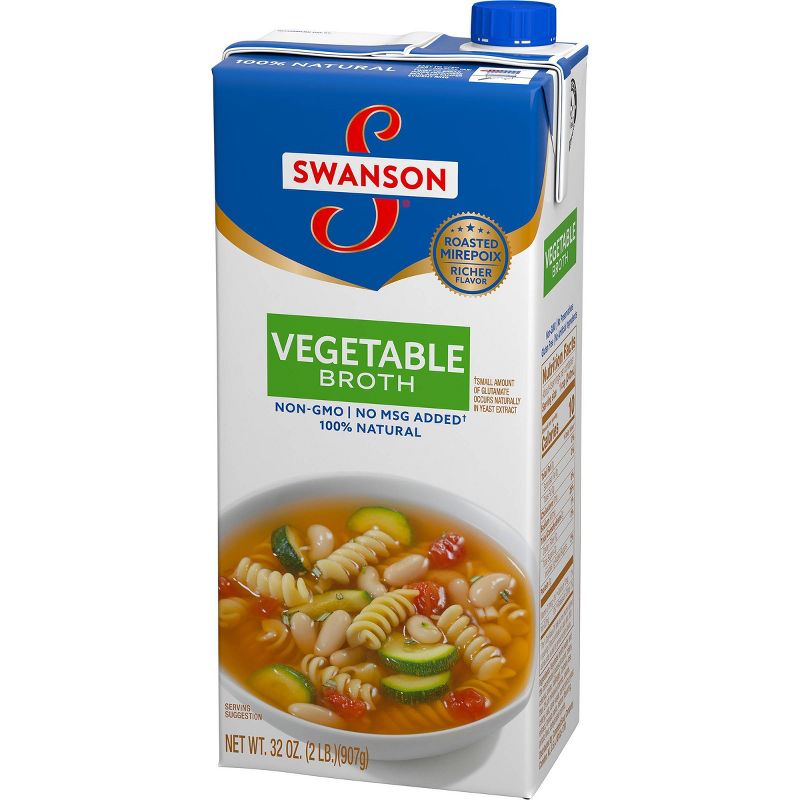 Swanson 100% Natural Vegetable Broth 32oz
