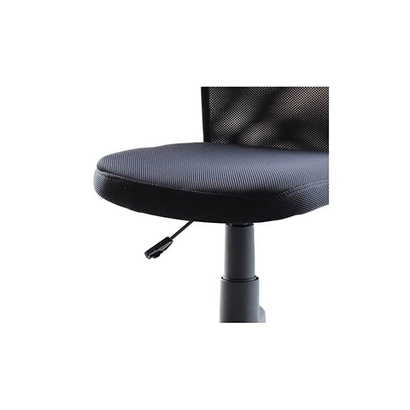 Office Chair Mesh Ergonomic Mid-Back Armless Executive Computer Table Desk Task Chair with Lumber Support