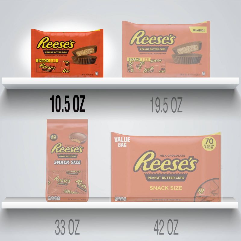 Reese's Peanut Butter Cups Snack Size - 10.5oz