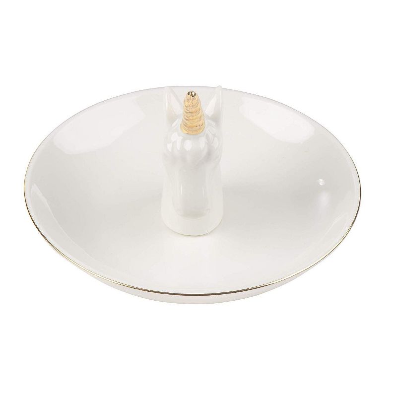 Ceramic Unicorn Ring Holder - Small Jewelry Accessories Dish, Bracelet, Earrings