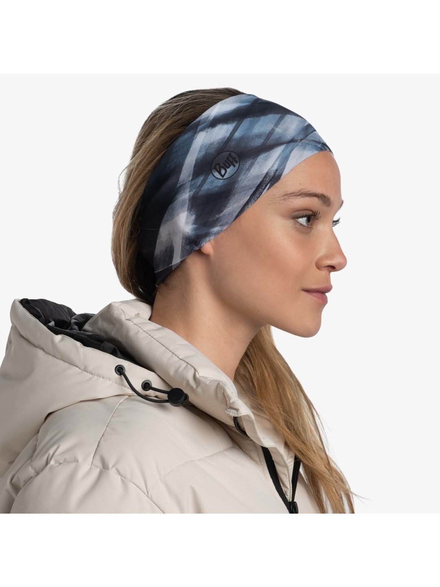 BUFF Grey Printed Head Band