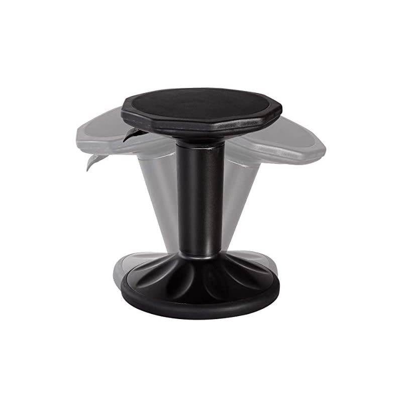 Wobble Chair Adjustable-Height 23 Inch Active Learning Stool Sitting Balance Chair for Office Stand Up Desk (Black)