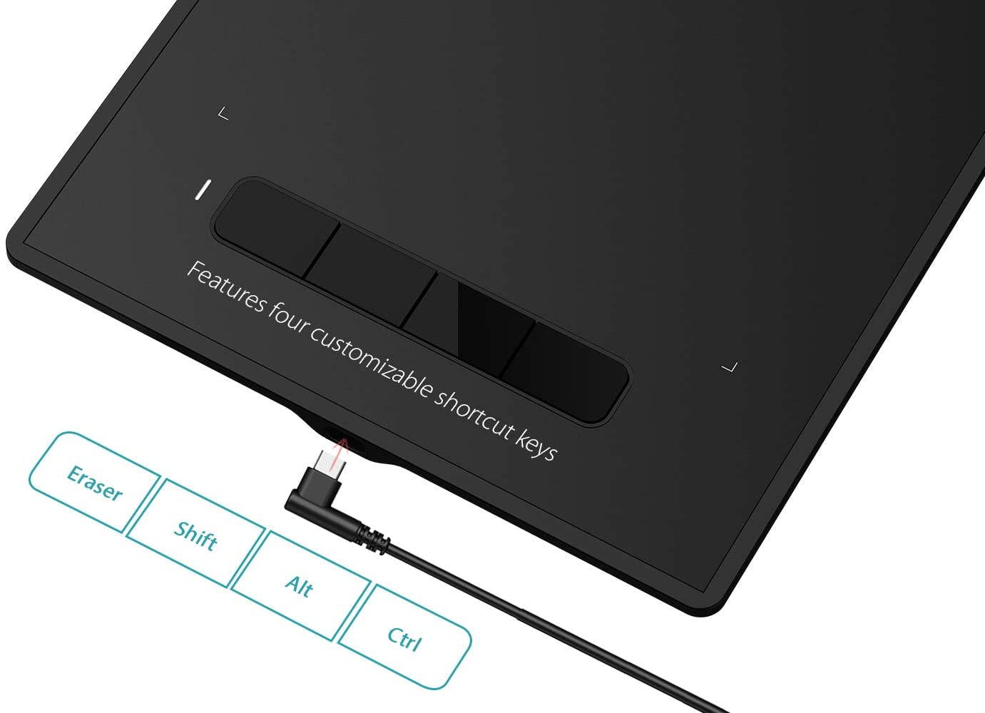 XP-PEN Star G960S Graphics Drawing Tablet 9 x 6 inch with 8192 Levels Pressure Sensitivity Tilt Support Passive Pen 4 Shortcut Keys