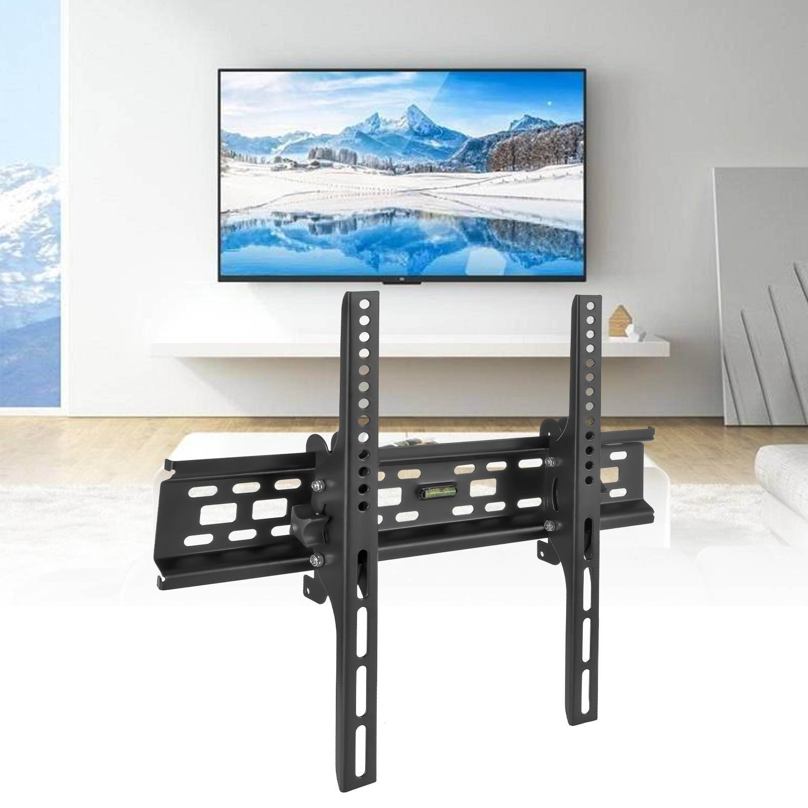 Longham Wall Mount Bracket Universal Table Desk Pedestal TV Stand Screen Monitor Riser for LCD LED 14"-55"