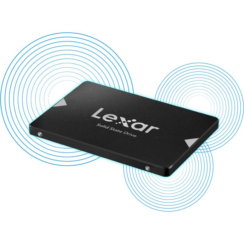 Lexar NS200 240 GB Solid State Drive - 2.5" Internal - SATA (SATA/600) - Black - 550 MB/s Maximum Read Transfer Rate - 3 Year Warranty