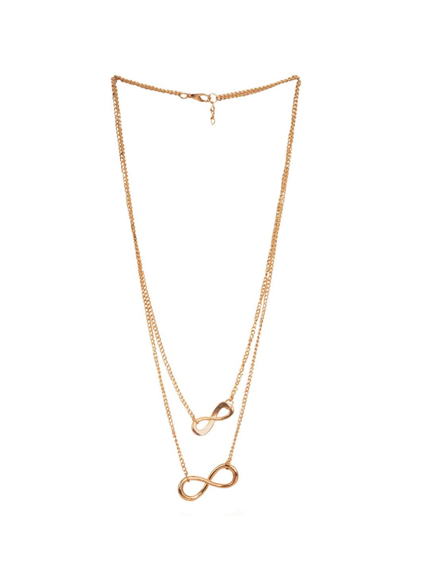 Joker & Witch Minimal Pendant Boston Layred Gold Necklace