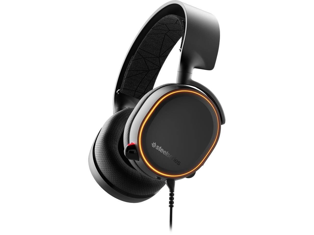 SteelSeries ARCTIS 5 7.1 Surround RGB Gaming Headset - Black (2019 Edition)