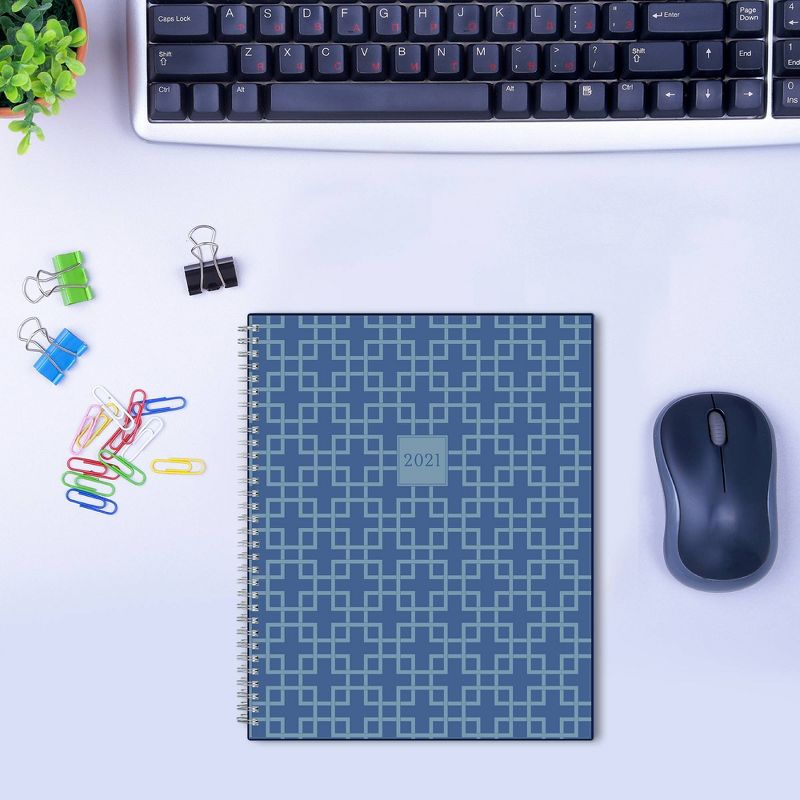 Undated Teacher Planner 8.5" x 11" Large Weekly Lesson Plan Book Botanical Floral - TF Publishing