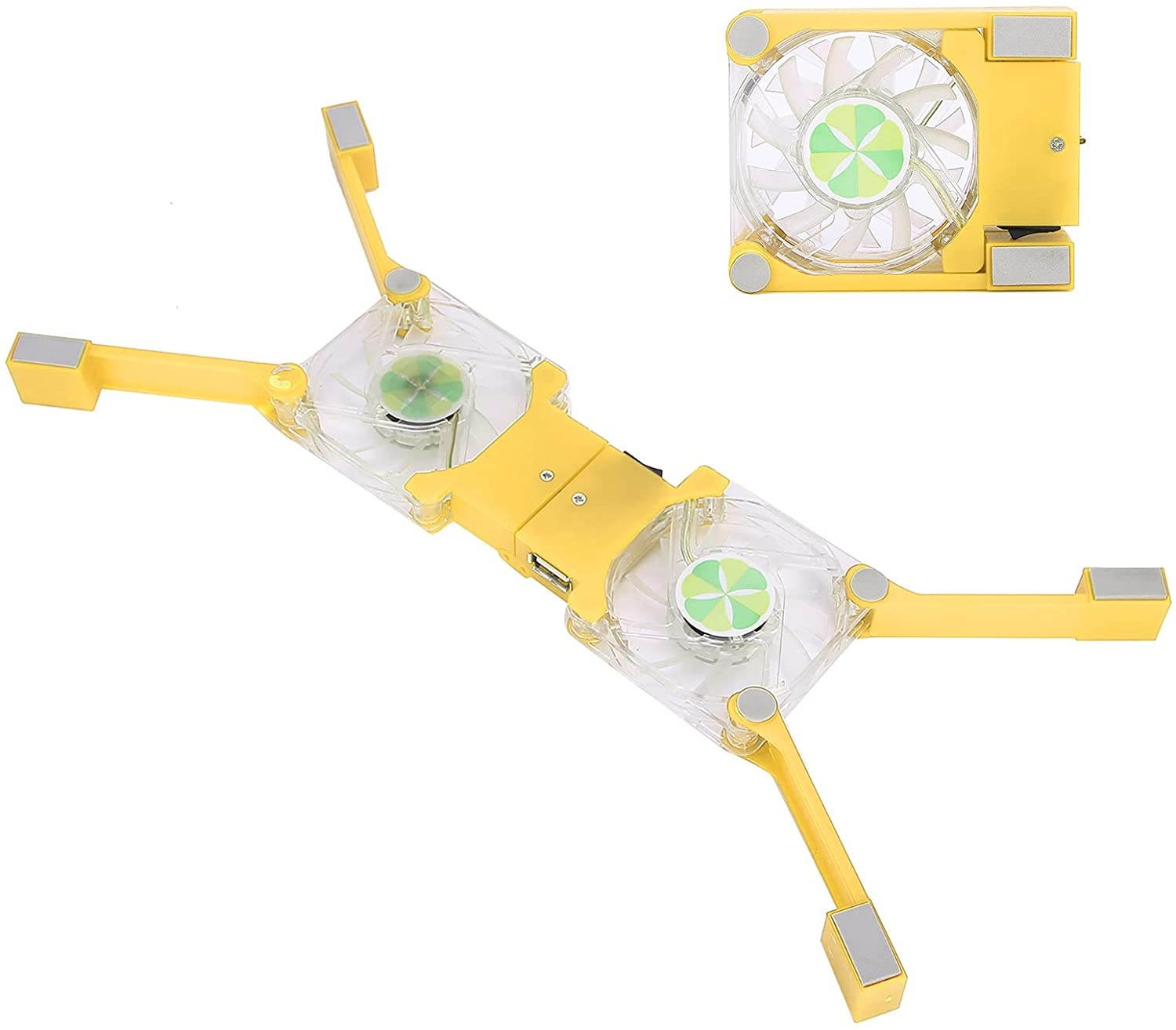 Computer Cooler USB Cooling Fan Laptop Notebook Cinema Cooler USB External Heat Sink Computer Bracket High Speed Mute Cool Pad (Color : NO.3)