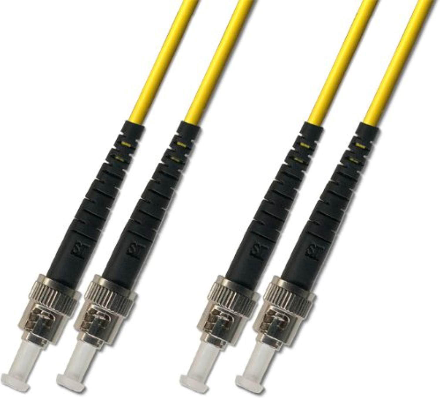 100m singlemode duplex fiber optic cable (9/125) - st to st