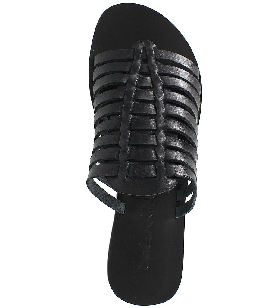 Splendid Talula Leather Huarache Slide Sandals