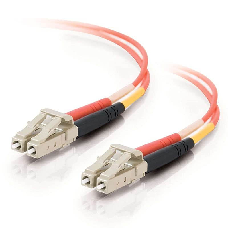 33111 OM1 Fiber Optic Cable LCLC 625125 Duplex Multimode PVC Fiber Cable Orange 23 Feet 7 Meters