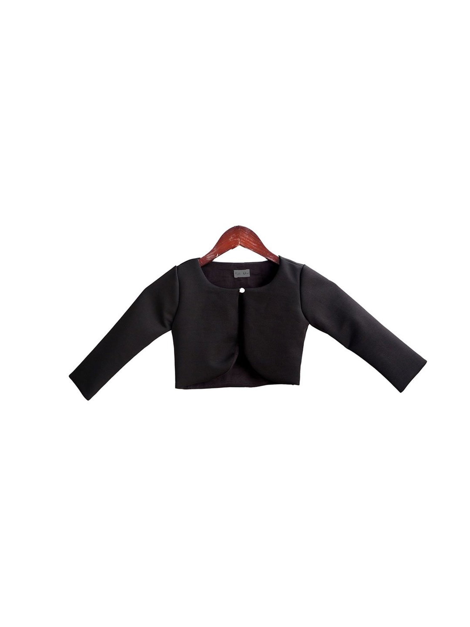 KidsDew Kids Black Solid Shrug