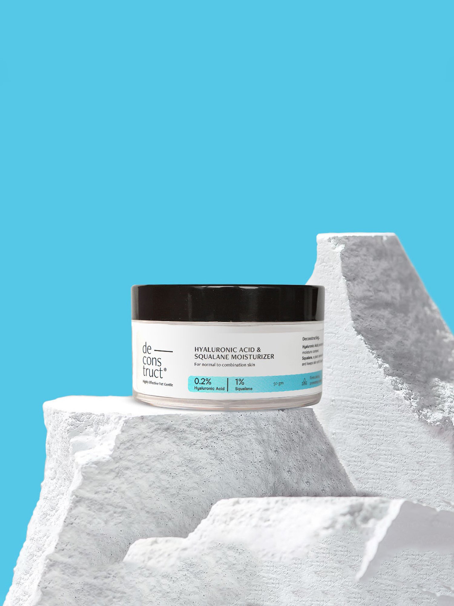 Deconstruct Hyaluronic Acid & Squalane Moisturizer - 50 gm