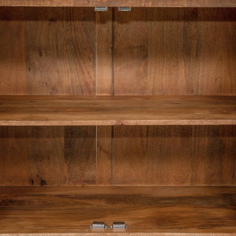 Quinto Buffet Server with 2 Cabinets Natural Rustic - HOMES: Inside + Out