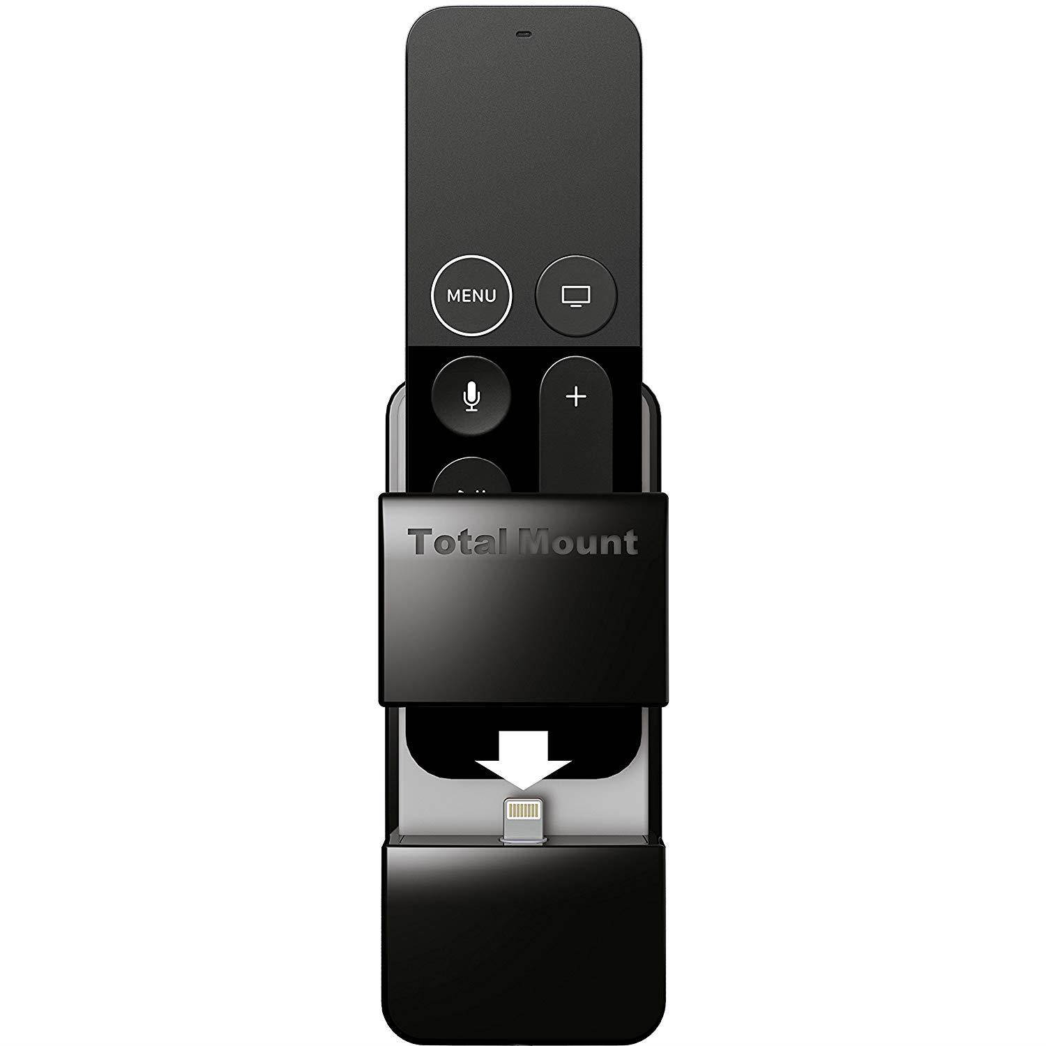 TotalMount Apple TV Remote Holder (Safeguards and Charges Apple TV Remote Controls)