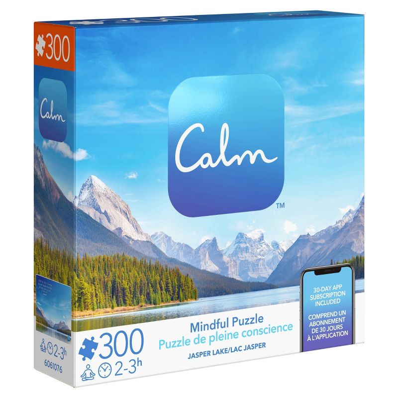 Spin Master Calm App: Jasper Lake Jigsaw Puzzle - 300pc