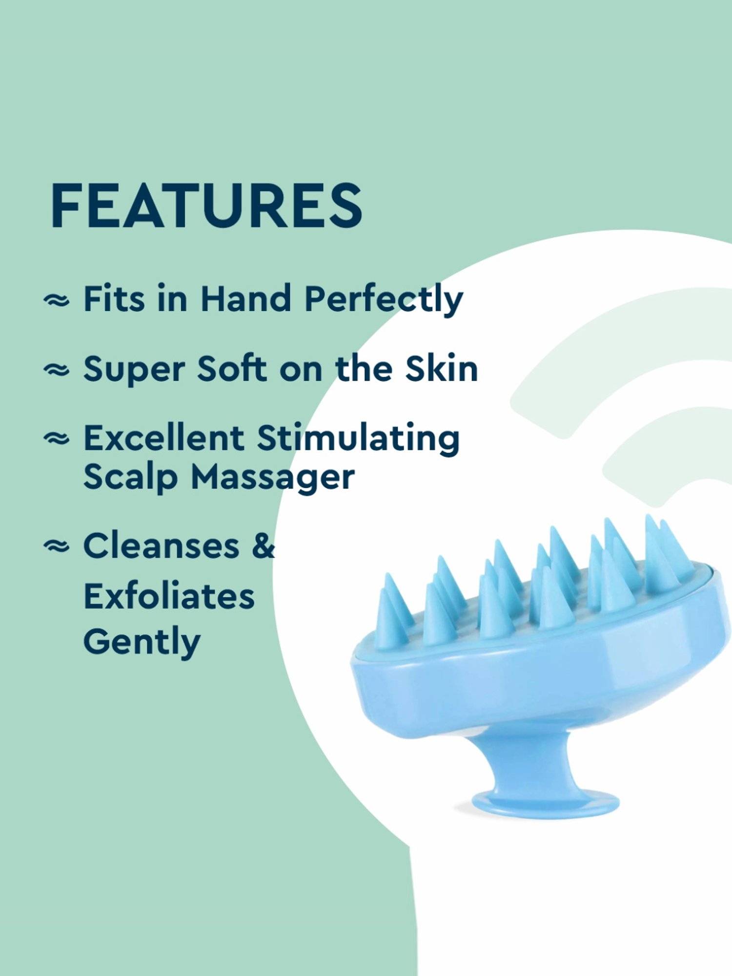 GUBB Stimulating Scalp Massager Brush