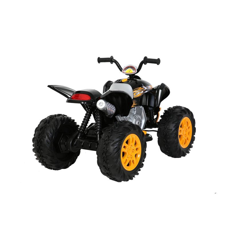 Rollplay 12V Powersport ATV Powered Ride-On - Black/Yellow