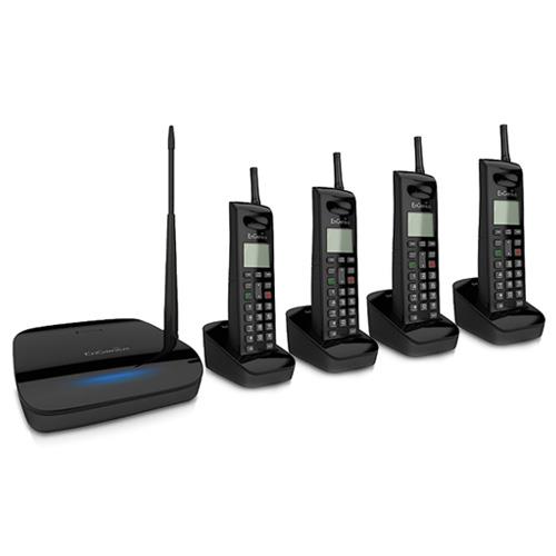 Engenius FreeStyl 2 (4 Handset) Extreme Range Scalable Cordless Phone System