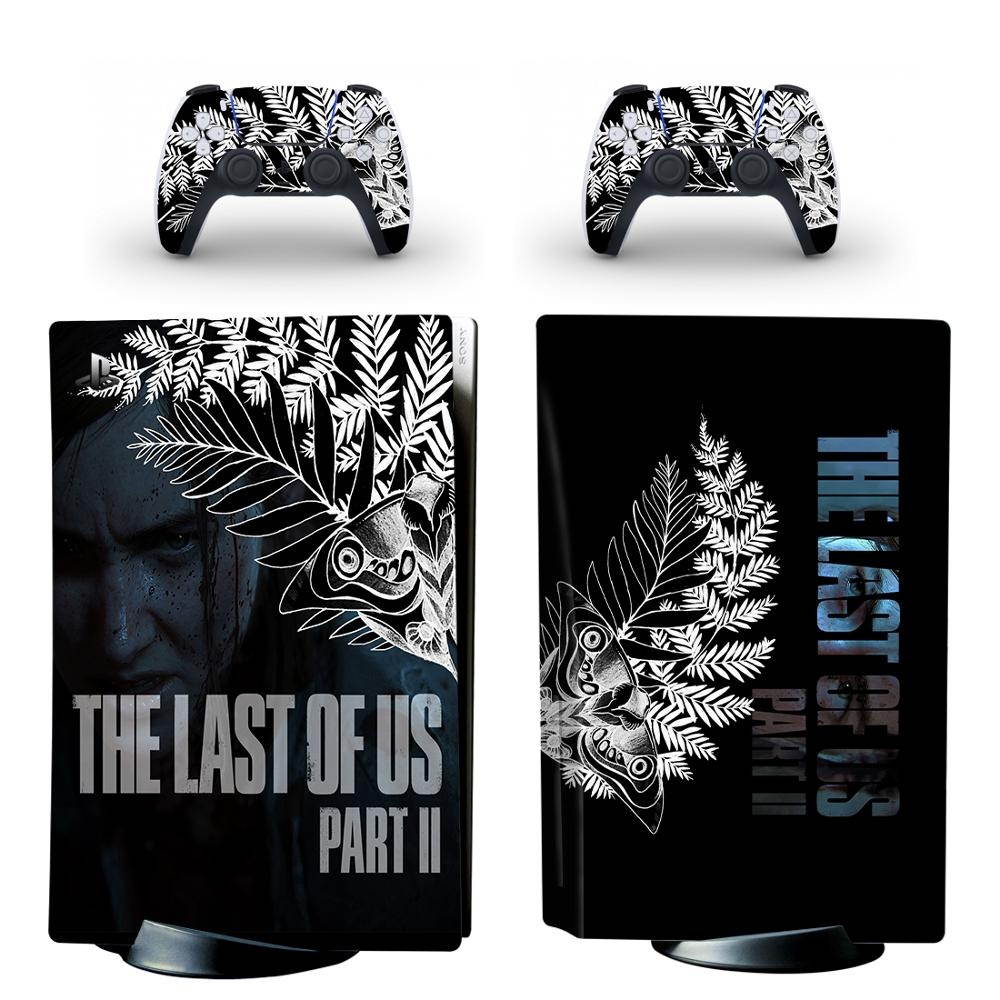 The Last of Us PS5 Standard Disc Edition Skin Sticker Decal Cover for PlayStation 5 Console and 2 Controllers PS5 Skin Sticker