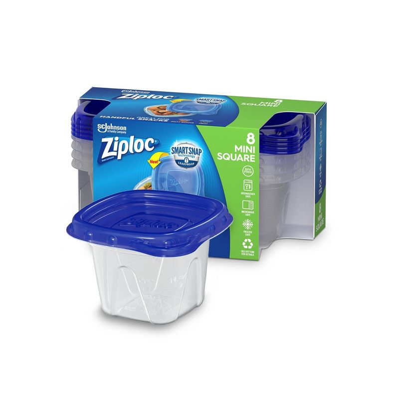Ziploc Square Extra Small Container - 8ct