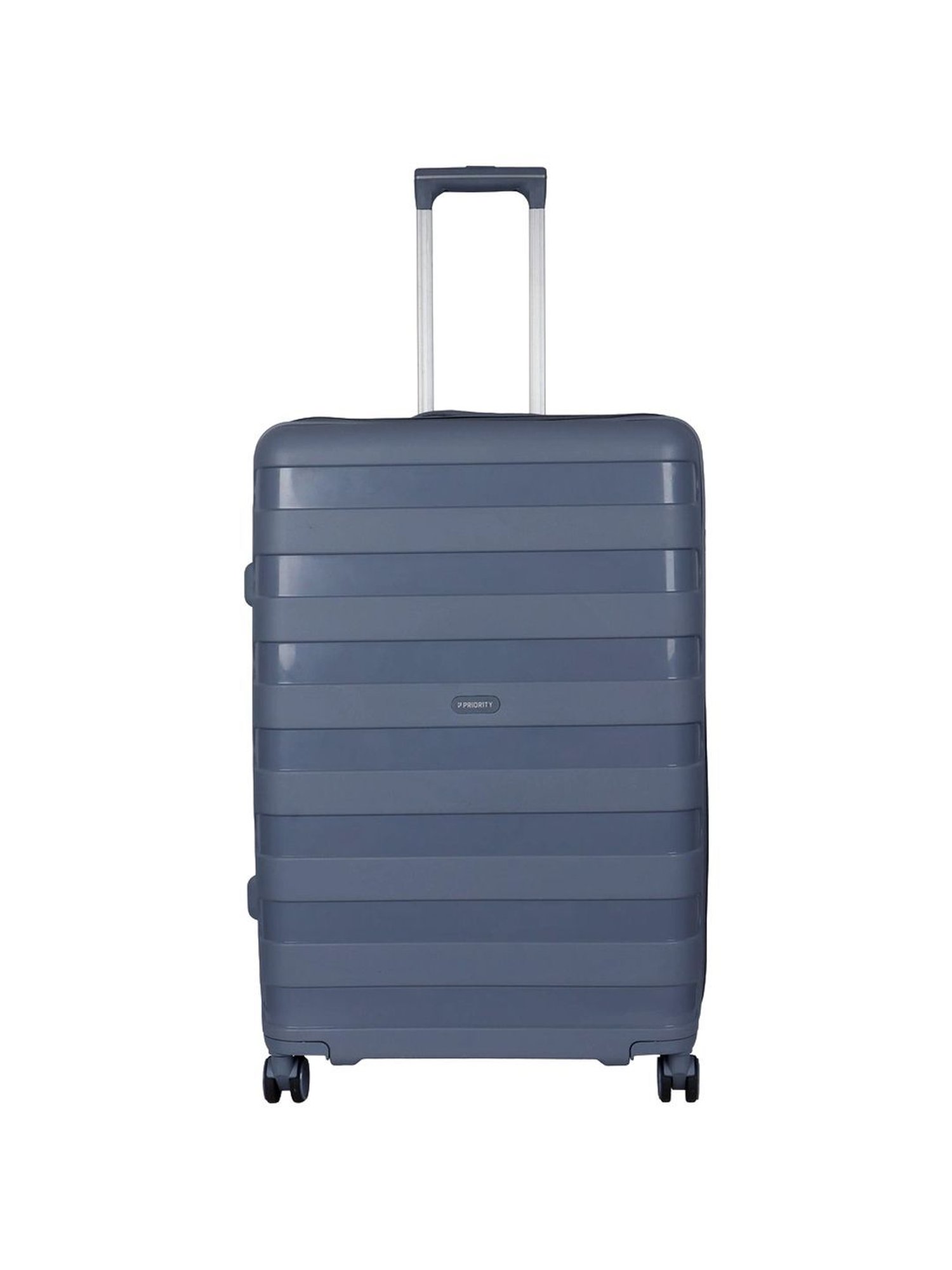 Priority Grey 4 Wheels Medium Hard Cabin Trolley Bag 43.18 cm