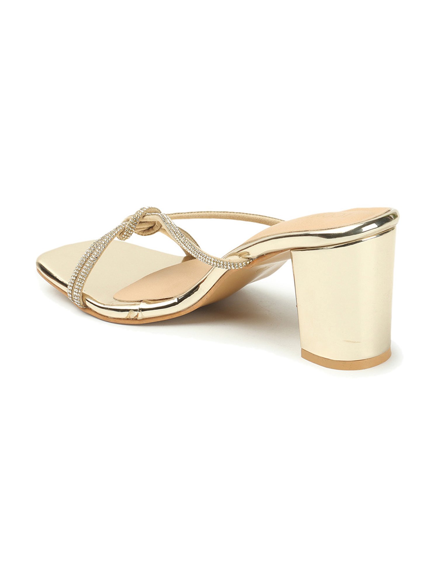 Iconics Women's Golden Casual Sandals
