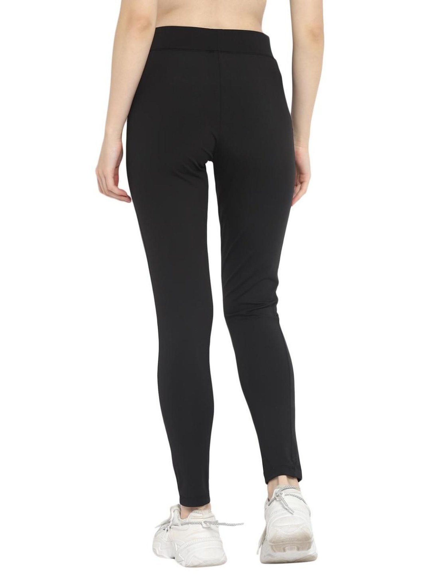 OFF LIMITS Black Self Print Tights