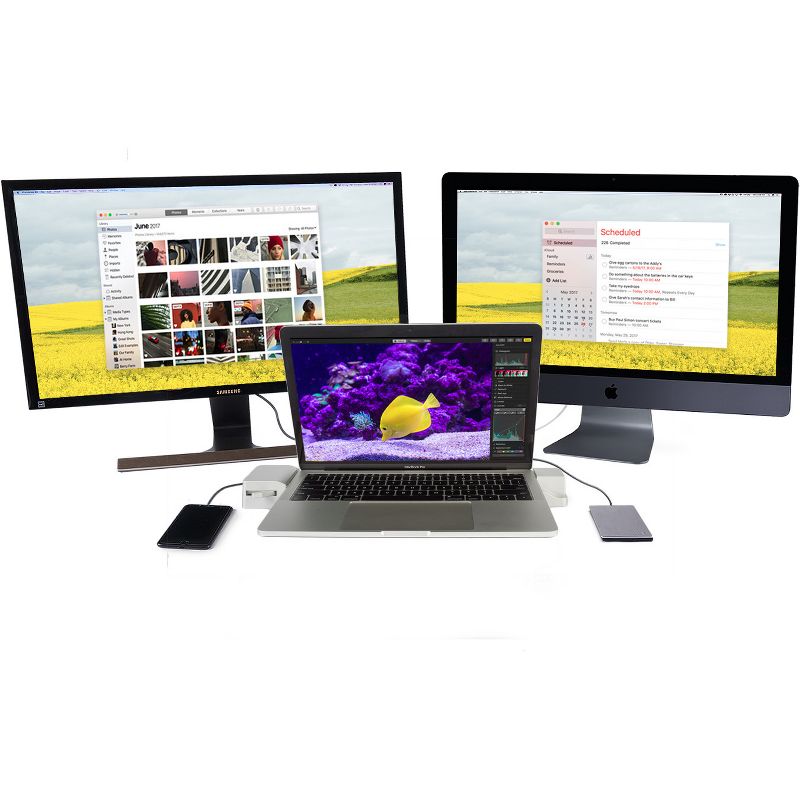 LandingZone For the MacBook Pro without Touch Bar - for Notebook - 96 W - USB Type C - 6 x USB Ports - Network (RJ-45) - HDMI - Audio Line In