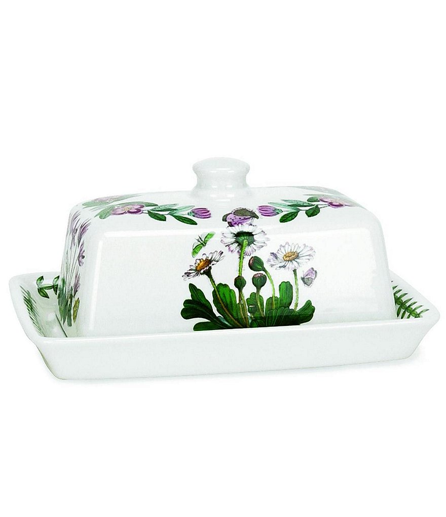 Portmeirion Botanic Garden Covered Butter Dish