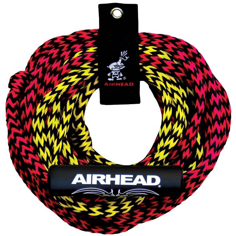 AIRHEAD Viper 1 Single Rider Cockpit Inflatable Towable Tube w/ Tow Rope AHTR-22