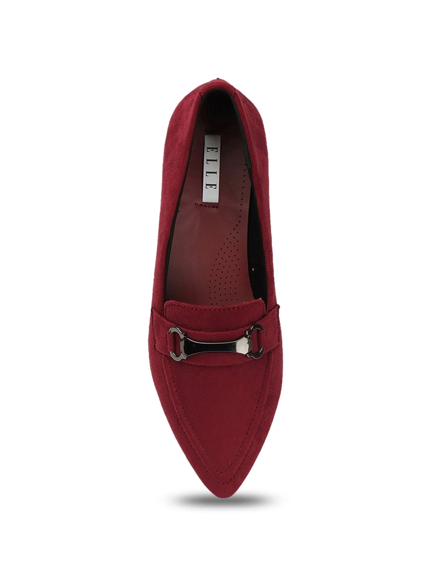 Elle Women's Maroon Casual Loafers