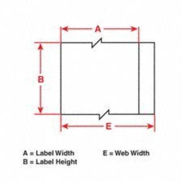 BRADY M21-375-430 Label Tape Cartridge, Black/Clear, Labels/Roll: Continuous