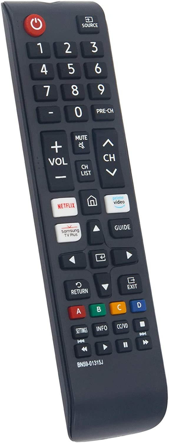 BN59-01315J Remote Control Replacement for Samsung UHD Smart TV UN43TU7000FXZA UN50TU7000FXZA UN50TU700DFXZA UN55TU7000FXZA UN58TU7000FXZA UN65TU7000FXZA UN65TU7000FXZC UN70TU7000FXZA UN75TU7000FXZA