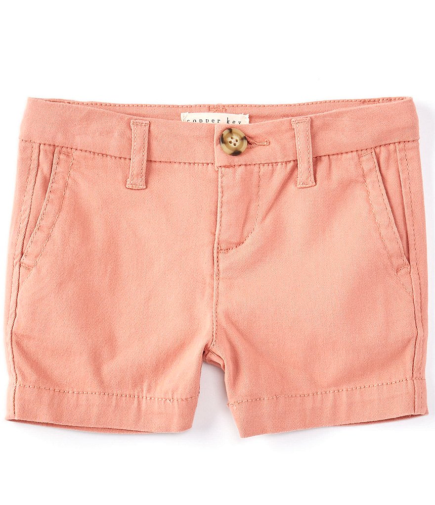 Copper Key Little Girls 2T-6X Chino Shorts