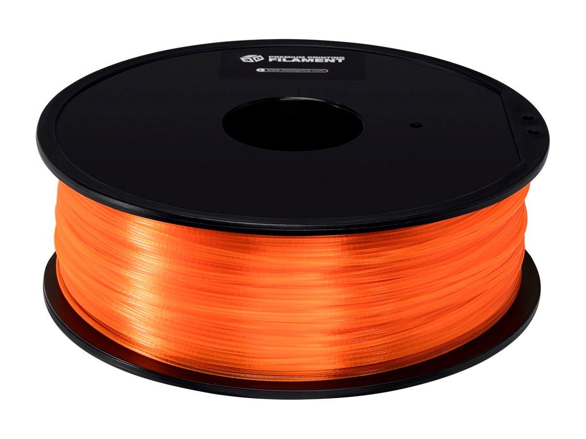 Monoprice Premium 3D Printer Filament PETG 1.75mm, 1kg/Spool, Orange