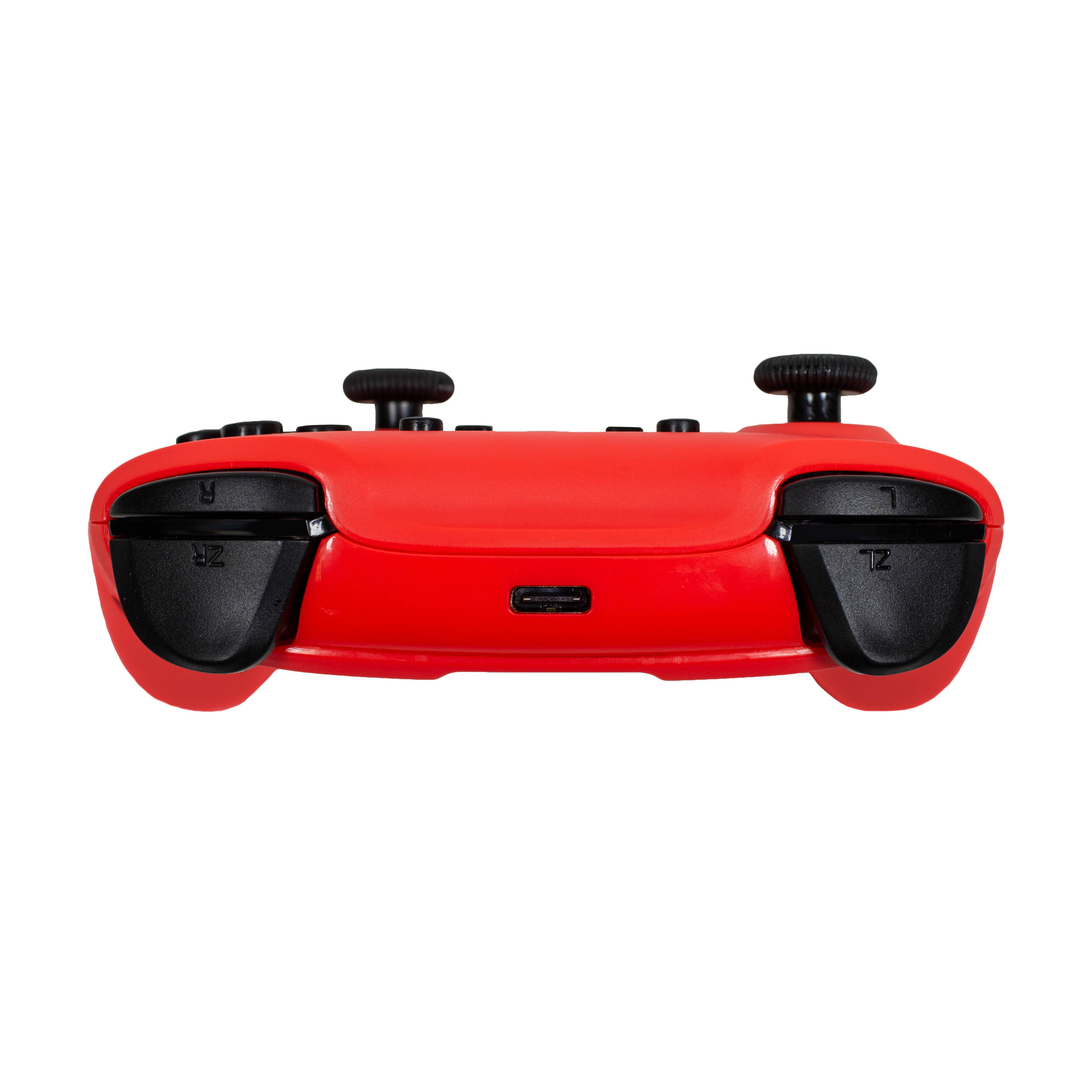 X Rocker Gaming Pocket Pro Mini Wireless Controller, Red/Black