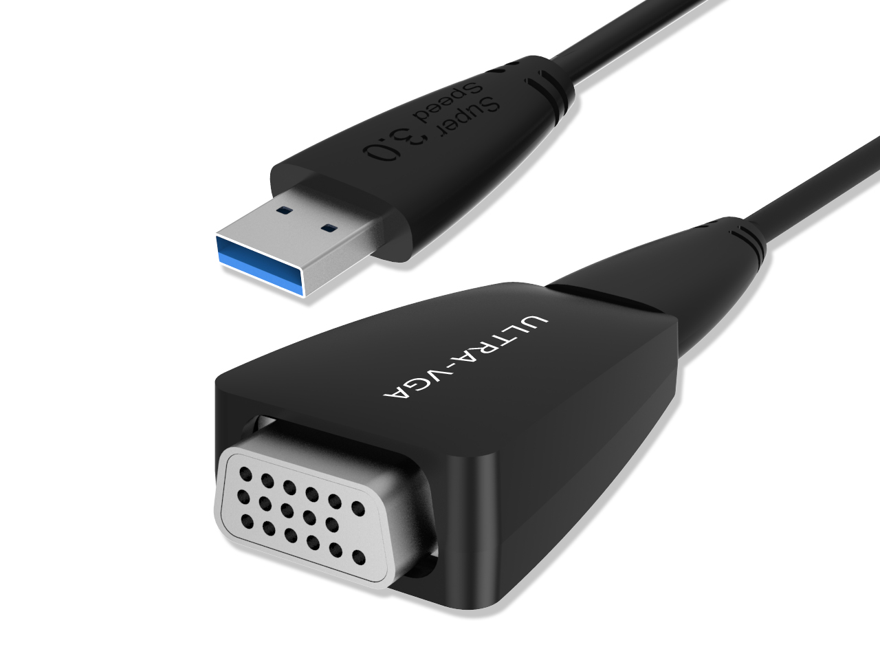 Wavlink SuperSpeed USB 3.0 to VGA Adapter External Graphic Card Converter Pixels up to 1920 &times; 1080 with USB 3.0 to Micro B Cable Extend & Mirror Mode for Windows 7/ 8 /8.x /10