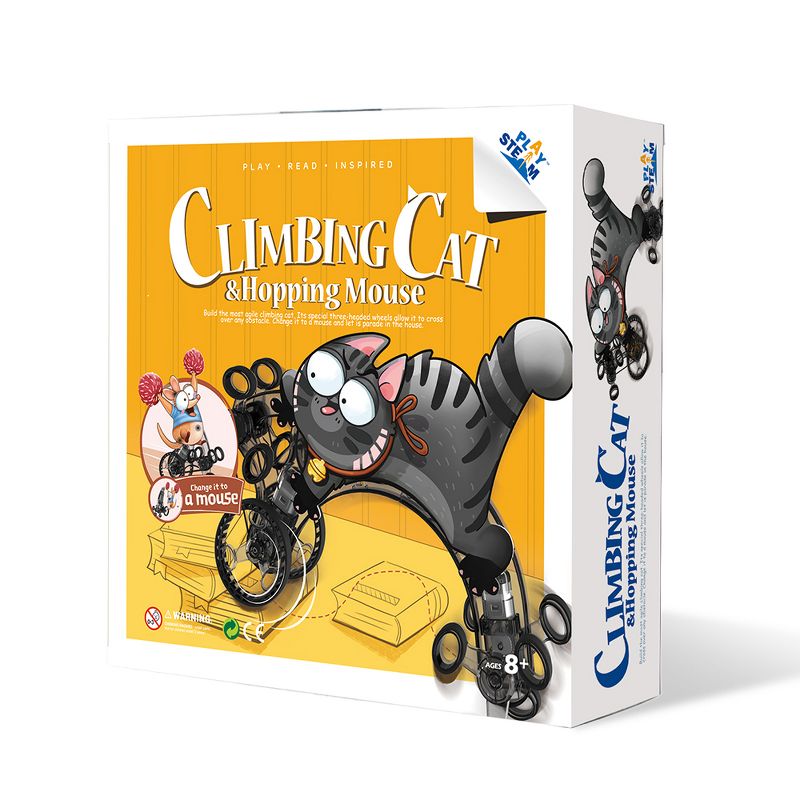 Playsteam Climbing Cat & Hopping Mouse