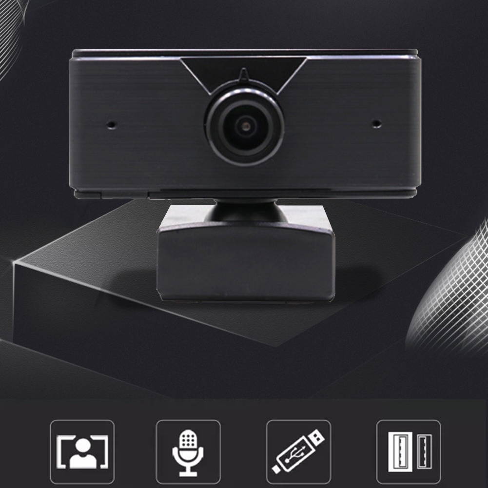 1080P Full HD Computer Webcam Extended View Live Broadcast Built In Microphone USB Port Wired