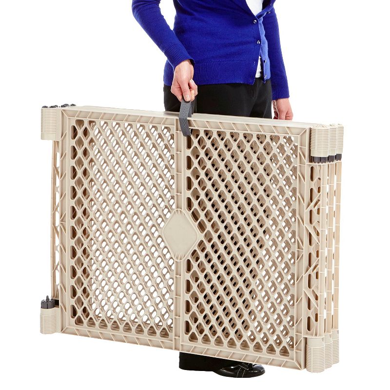 Toddleroo By North States Superyard Indoor Outdoor 8 Panel Freestanding Gate