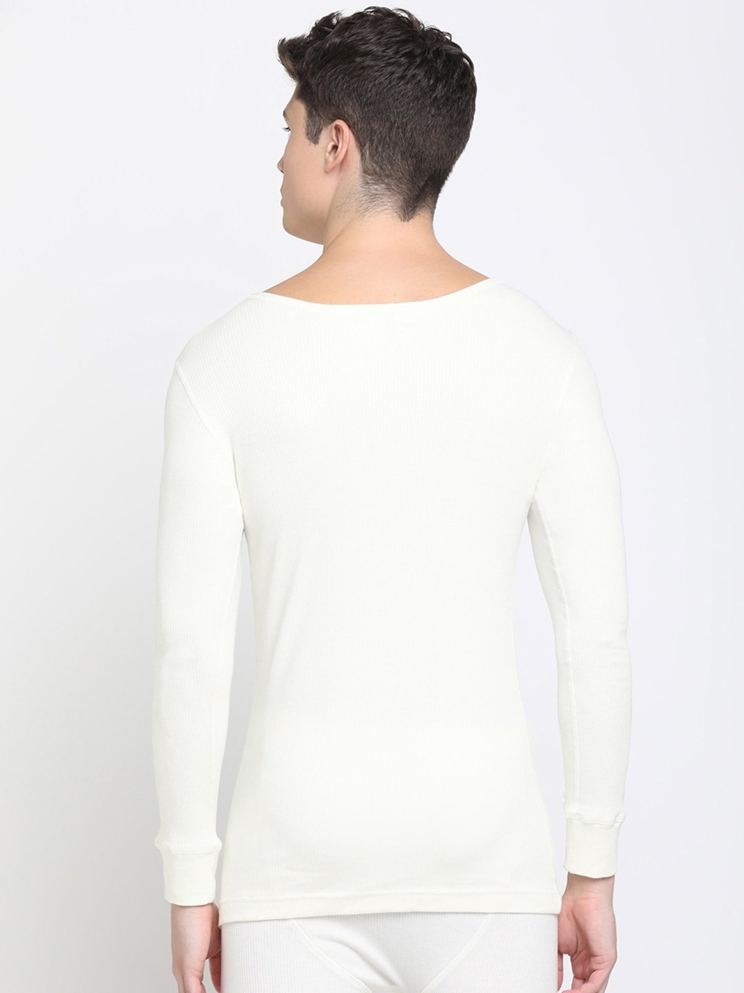 Levi's Ivory Cotton Slim Fit Thermal Top