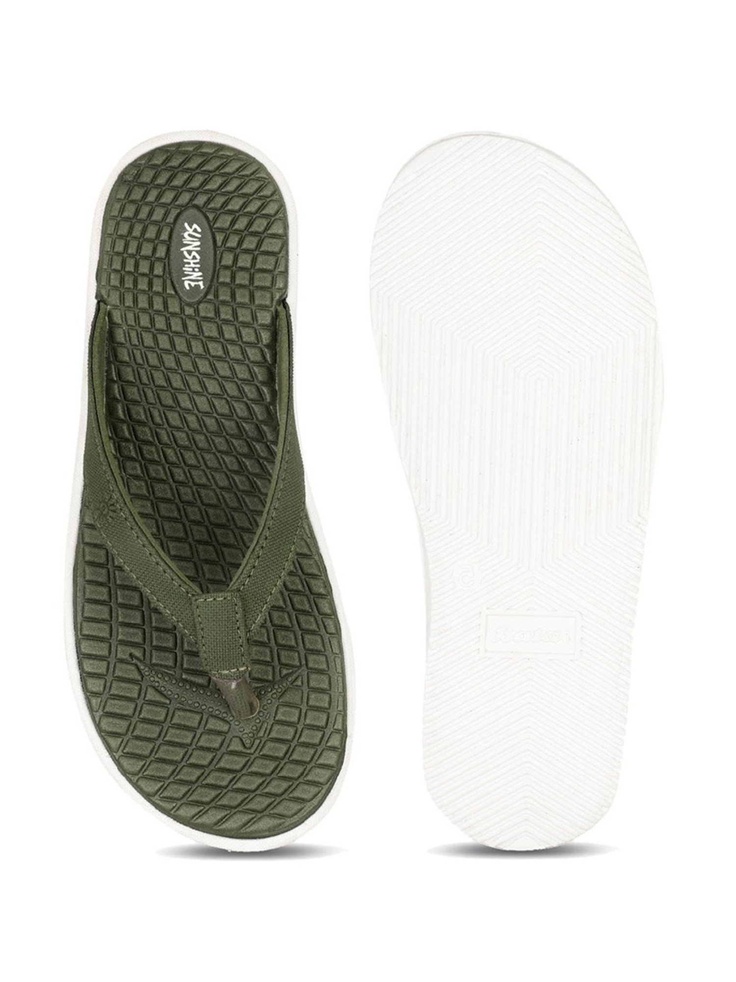 Floatz by Bata Women's  White Flip Flops