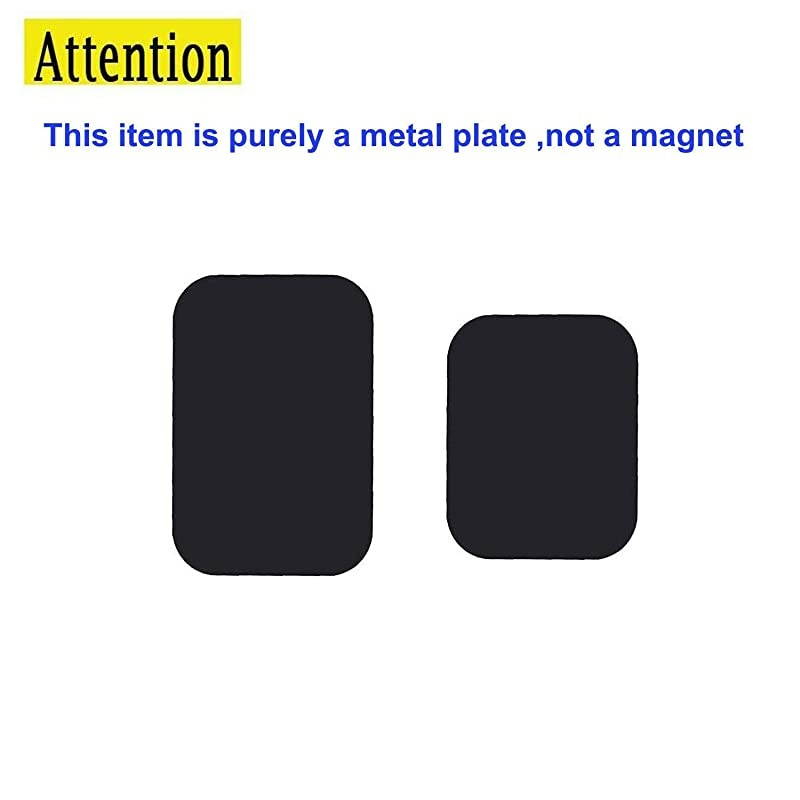 Mount Metal Plate  Phone Magnet Sticker Metal Plate for Magnetic Mount 8 Pack