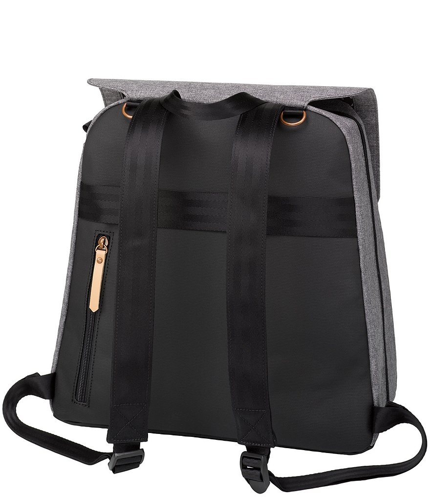 Petunia Pickle Bottom Colorblock Canvas Meta Backpack - Graphite/Black